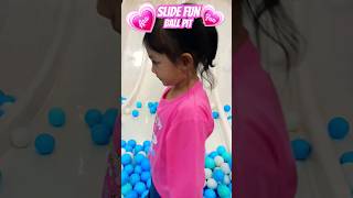 Ball Pit Fun  Fun Slide  Indoor Playground Family Fun  shorts viral fun foryou [upl. by Narot458]