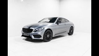 MERCEDESBENZ CCLASS20 C200 AMG Line Premium Plus Coupe 2dr Petrol GTronic 4MATIC Euro 6 ss [upl. by Neukam]