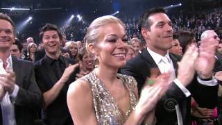 ★ANOTHER BLOOPER★ Christina Aguilera Falls on Stage  2011 Grammys Grammy Awards Stars LOL [upl. by Nylesaj]