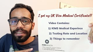 How I got my UK VISA Medical Certificate  KIMS Health Care [upl. by Wier]