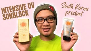 Best ke 3W Clinic Intensive UV Sunblock Cream Malaysia Review [upl. by Anivek]