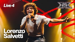 Lorenzo Salvetti si scatena sul palco con “Me So’ Mbriacato” di Mannarino  X FACTOR 2024 LIVE 4 [upl. by Vowel]