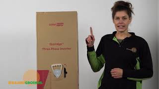 Solaredge Storedge hybride 3fase omvormer  unboxing  Stralendgroen [upl. by Popele]