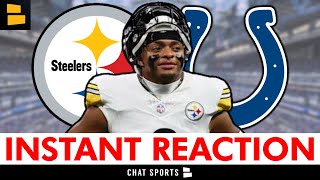 Steelers News INSTANT REACTION After 2724 LOSS vs Colts  Rough Start amp Ugly Finish Lead To Loss [upl. by Laehctim]