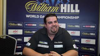 PDC Dart WM 2019  Gabriel Clemens nach Erstrundensieg [upl. by Lenno8]