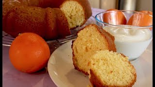 GÂTEAU AU YAOURT ET À LORANGE  RECETTE FACILE ET RAPIDE [upl. by Halyk]