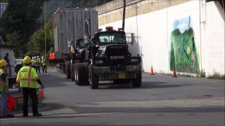 300 Ton TRANSFORMER MOVE in Duncannon PA Part 1 [upl. by Nillad]