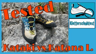 La Sportiva Katana Laces vs Kataki  Steife Kletterschuhe im Test [upl. by Joe]