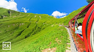 Brienz Rothorn Bahn The World’s Most Beautiful Train Ride In Switzerland 8k [upl. by Cadell515]