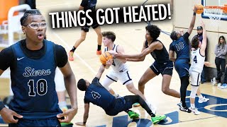 Bryce James Chase Down Block amp Sierra Canyon Got Heated at Loyola [upl. by Ruder]