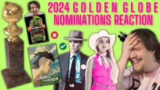 2024 Golden Globe Nominations REACTION [upl. by Troth]