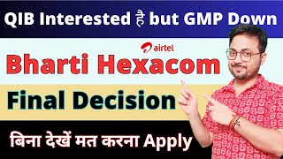 Bharti Hexacom IPO Final Decision Safe or Risky  Bharti Hexacom IPO Apply or Not SMT [upl. by Aihseyk]
