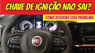 PROBLEMAS AO TENTAR REMOVER A CHAVE DA IGNIÇÃO DA FIAT TORO OU RENEGADE [upl. by Ardnuek]