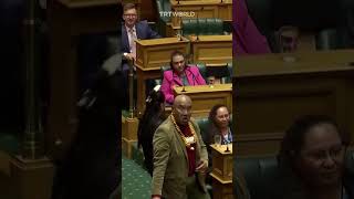 New Zealand MPs perform Haka to protest bill affecting Maori indigenous rights [upl. by Becker]