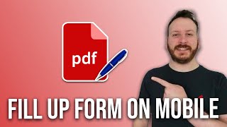 How To Fill Up Form On PDF On Mobile [upl. by Atirac790]