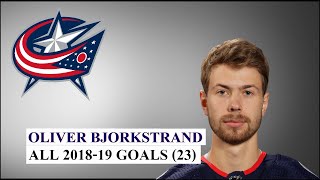 Oliver Bjorkstrand 28 All 23 Goals of the 201819 NHL Season [upl. by Ener982]