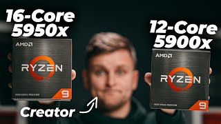 AMD Ryzen 5900x VS 5950x ➡ worth the EXTRA 250 12 or 16core [upl. by Fredericka]