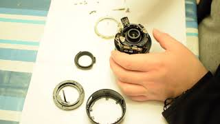 Disassembly Nikon lens AFS DX 1855mm 3556GII [upl. by Landers563]