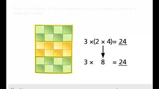 36 The Associative Property Multiply with 3 Factors [upl. by Adrahs]