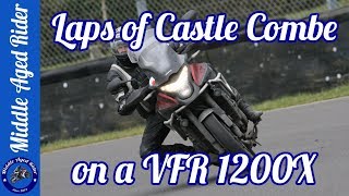 Track day  5 laps of Castle Combe on a VFR1200X Crosstourer [upl. by Noella]