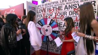 Kendall and Kylie Jenner Red Carpet Interview  AMAs 2013 [upl. by Hauhsoj808]