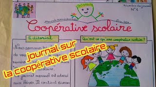 Journal sur la coopérative scolaire Le journal sous forme pdf est dans la description [upl. by Moore]