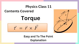 Torque Class 11 Physics [upl. by Knah]