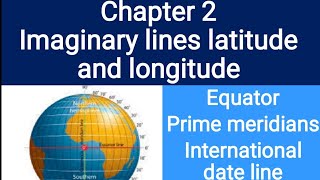 class 5 chapter 2 imaginery lines latitude and longitude [upl. by Jenelle]