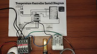 Temperature Controller Install  সম্পূর্ণ বাংলায়  Engineers CommonRoom ।Electrical Circuit Diagram [upl. by Anire]