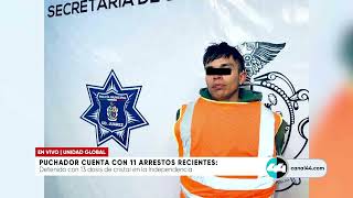 Puchador cuenta con 11 arrestos recientes [upl. by Earesed]