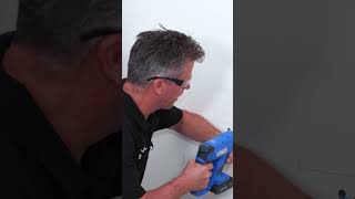 How to Install Acoustic Wall Panelling in 60 SECONDS wallsandfloors shorts diy howto [upl. by Lisab804]