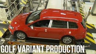 Volkswagen Golf Variant Production [upl. by Regan]