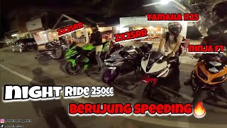 NIGHT RIDE 250CC  JADI PUSAT PERHATIAN DI LAMPU MERAH 🔥  Indonesia Motovlog 165 [upl. by Diane954]