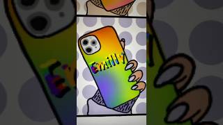 phone case series📱 emilly🌈 shorts procreate digitalart shortsviral art satisfying [upl. by Eiroj840]