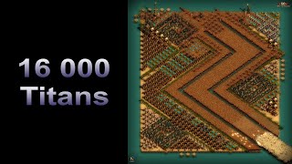 They are Billions  16 000 Titans  Custom Map [upl. by Kcir433]