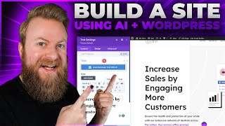 How to Make a WordPress Website With AI [upl. by Aillicec]