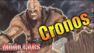 Cronos en modo CAOS Chaos  Como derrotar a cronos GOW3 muerte de cronos [upl. by Bouchier761]