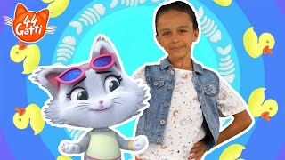 Che gattone puzzolone  Tutorial di danza per bambini 😎👌  Balla con 44 Gatti [upl. by Aicissej]