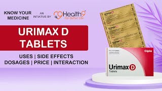 Urimax D Uses Benefits Dosage Price Consumption UrimaxD Tablet Side Effects  Tamsulosin Dutasteride [upl. by Arleyne644]