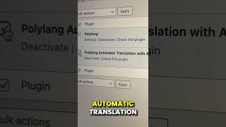 Translate wordpress with AI effortlessly with Polylang AI Automatic Translation plugin [upl. by Okuy]