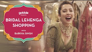 Lehenga Shopping For Team Bride With BarkhaSingh  Shaadi Shopping  Chandni Chowk Bazaar Travels [upl. by Auqeenwahs]