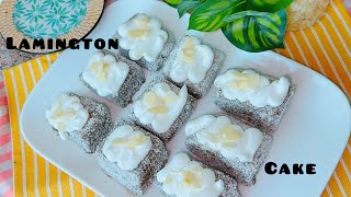 Classic Lamington Cake Recipe  Soft Fluffy and Coated in Coconut [upl. by Lihp]