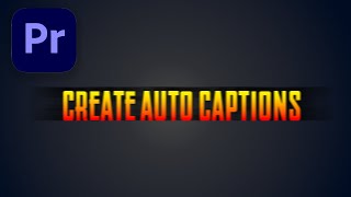 Create AUTO Captions in Premiere pro Add Pop up text [upl. by Siusan]