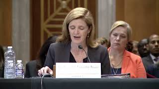 Administrator Samantha Power opening remarks at SFRC Budget Hearing [upl. by Yeorgi]