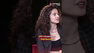 SRK Influenced My Opinion  Taapsee Pannu [upl. by Nnylear]