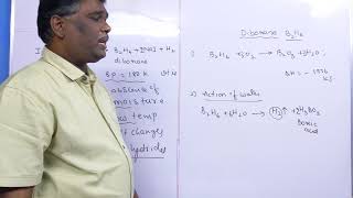 preparation and properties of diborane for BScjeeNeetteluguenglish shareeph sir [upl. by Anillek]