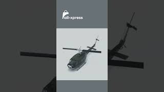 Diecast 148 UH 1 Huey Helicopter Model Collectible Toy Gift militaryhelicopter [upl. by Thordis]