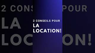 2 conseils pour avoir un appartement en location [upl. by Nnaitsirk530]