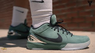 KOBE 4 PROTRO quotGIRL DADquot  REVIEW SIZING amp ONFOOT [upl. by Segroeg792]