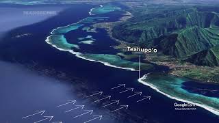 2024 Olympic Surfing competition location in Tahiti is beautiful  and fatal [upl. by Dayiz]